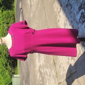 Tahari Arthur S. Levine Plum Dress